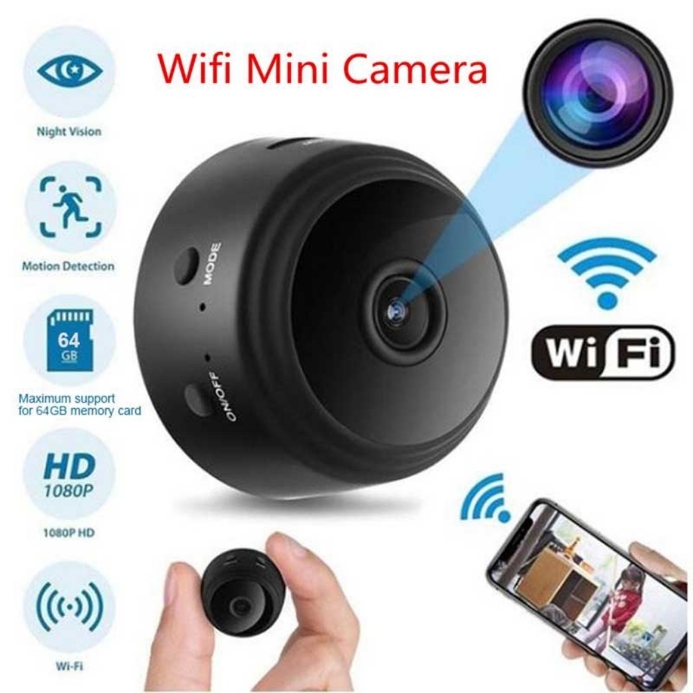 Wifi/Bluetooth Wireless Mini Surveillance 1080 HD Camera